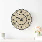 Horloge à chiffres romains vintage (Maison)