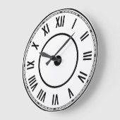 Horloge à chiffres romains vintage (Angle)