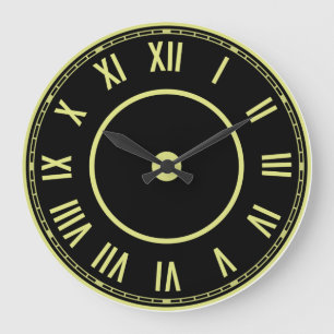Horloge à chiffres romains vintage