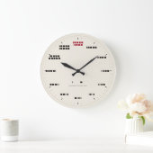 Horloge à code Morse - Heures à la longueur de sig (Maison)