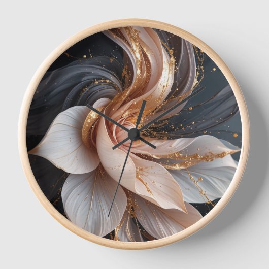 horloge à fleurs (Recto)