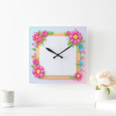 horloge à fleurs (Maison)