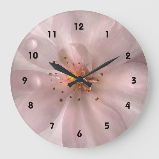 Horloge à fleurs de cerisier Sakura (Recto)