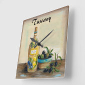 Horloge à huile d'olive toscane (Angle)