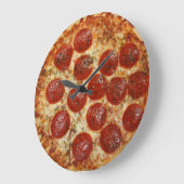 Horloge à la pizza (Angle)