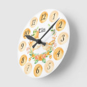 Horloge à lapin personnalisable (Angle)