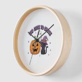 Horloge À mignonner pour parler Halloween (Angle)