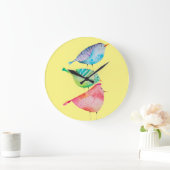 Horloge à mur d'oiseaux (Maison)