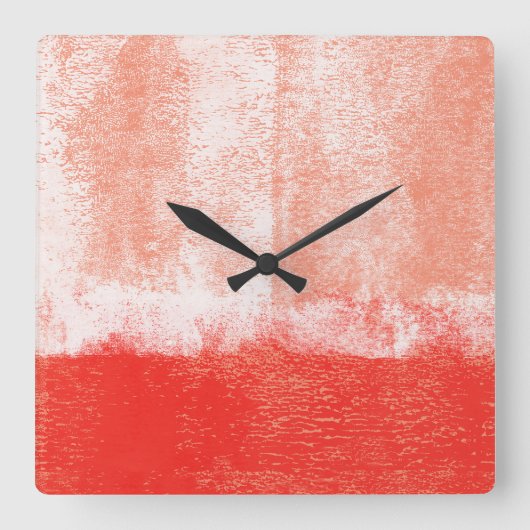 Horloge à peinture rouge roulée (Recto)