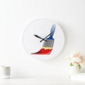 Horloge à pinceau (Maison)