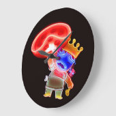 Horloge À Pizza Neon (Angle)