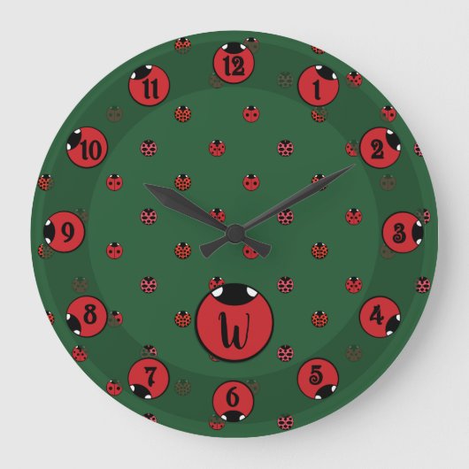 Horloge à pois coccinelle (Recto)