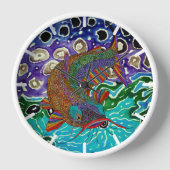Horloge à poisson coloré (Recto)