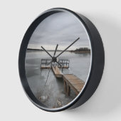 Horloge à quai gelée (Angle)