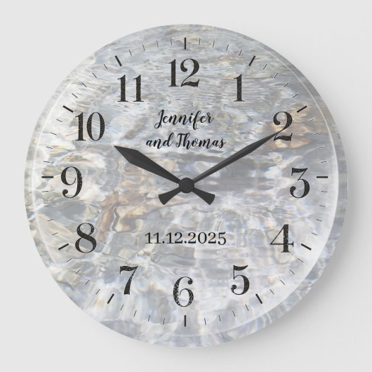 horloge à réflexion d'eau (Recto)