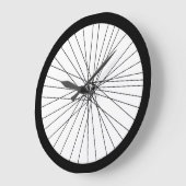 Horloge à roue à vélo (graphique 2D imprimé) (Angle)