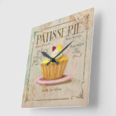 Horloge à tarte citron pâtisserie (Angle)