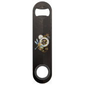 Horloge à vapeur avec libellule mécanique (Dos)