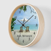 Horloge Aaah...Retraite (Angle)