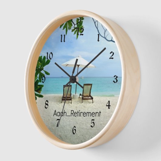 Horloge Aaah...Retraite (Angle)