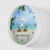 Horloge Aaah...Retraite (Angle)