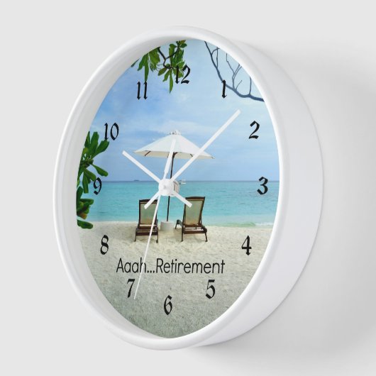 Horloge Aaah...Retraite (Angle)