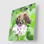 Horloge - Abeille de miel (Angle)