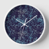 Horloge Abstrait bleu (Recto)