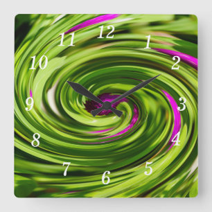 Horloge Abstraite Allium