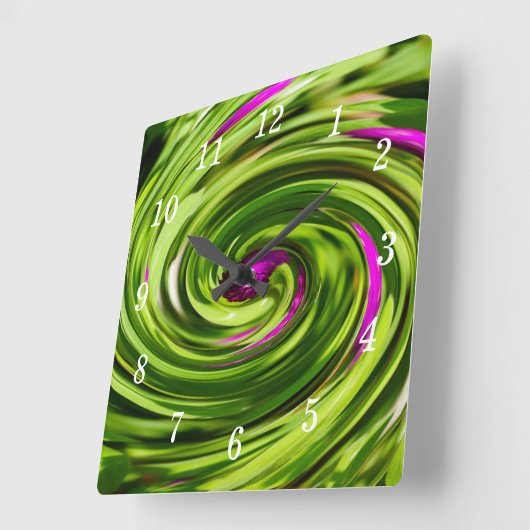 Horloge Abstraite Allium (Angle)