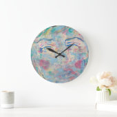 Horloge Abstraite colorée "fantaisie" (Maison)