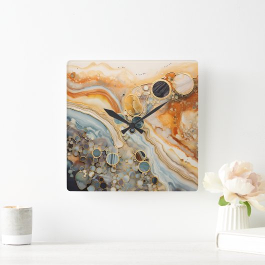 Horloge Abstraite de la paroi fossile (Maison)