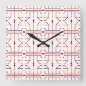 Horloge Abstraite du Motif Hiéroglyphe (Recto)