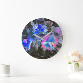 Horloge Abstraite Electric Bloom (Maison)