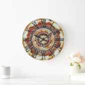 Horloge Abstraite Rustique Sud-Ouest (Maison)