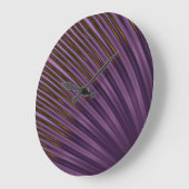 Horloge Abstraite violette (Angle)