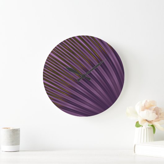 Horloge Abstraite violette (Maison)