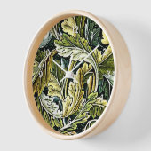 Horloge Acanthus, le populaire motif William Morris (Angle)