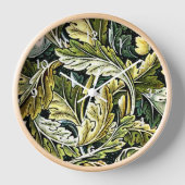 Horloge Acanthus, le populaire motif William Morris (Recto)
