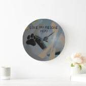 Horloge acrylique (Maison)