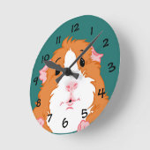 Horloge adorable de cobaye (Angle)