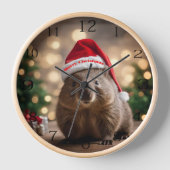 Horloge adorable Noël Wombat, (Recto)