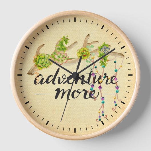 Horloge Adventure More Boho Antler (Recto)
