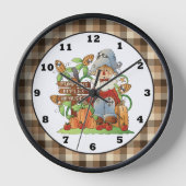 Horloge Affaire Seasonal Scarecrow wall clock (Recto)