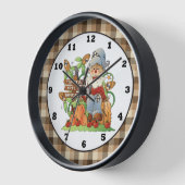 Horloge Affaire Seasonal Scarecrow wall clock (Angle)