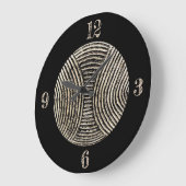 Horloge africaine de bouclier (Angle)