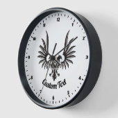 Horloge Aigle à deux têtes cadenas (Angle)