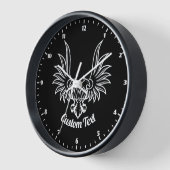 Horloge Aigle à deux têtes cadenas (Angle)