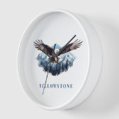 Horloge Aigle de Yellowstone (Angle)