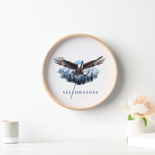 Horloge Aigle de Yellowstone (Maison)